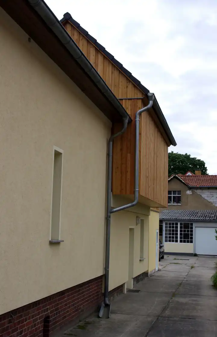 Überbauung Eingang mit einem Wohnraum, Fürstenwalde
